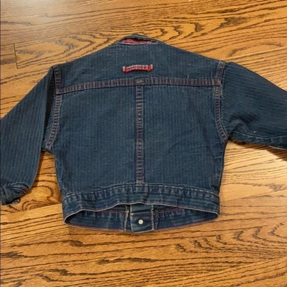 Vintage Oshkosh B'Gosh | Denim Jacket with Plaid Sz 3T - Picture 7 of 9